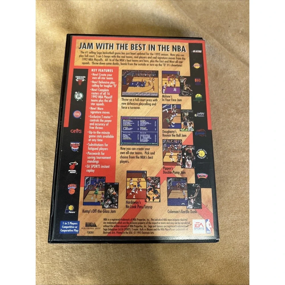 Bulls vs. Blazers and the NBA Playoffs (Sega Genesis, 1993)